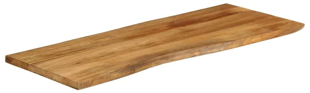 370769 vidaXL Плот за маса, 140x60x2,5 см, жив ръб, масивно дърво манго