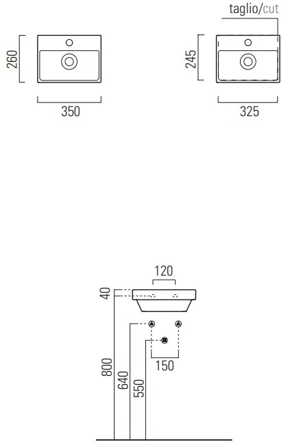 Мивка Norm GSI white