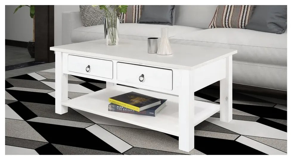 Масичка за кафе от бял бор Inda Inga - Støraa