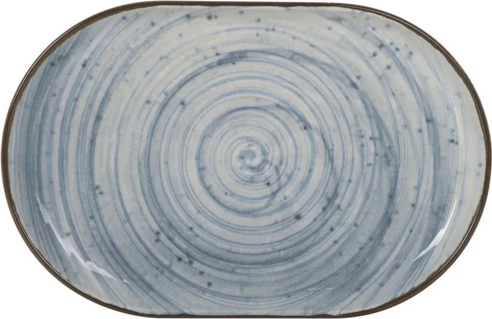 Плато овал LA MEDITERRANEA Swirl, Порцелан - 30x20 cm