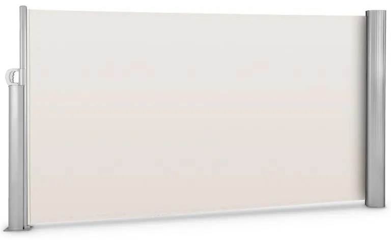 Blumfeldt Bari 316 странична изтегляща се преграда 300x160см алуминий, кремава