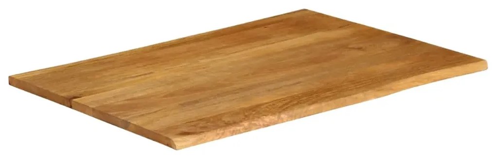 370772 vidaXL Плот за маса, 100x80x2,5 см, жив ръб, масивно дърво манго