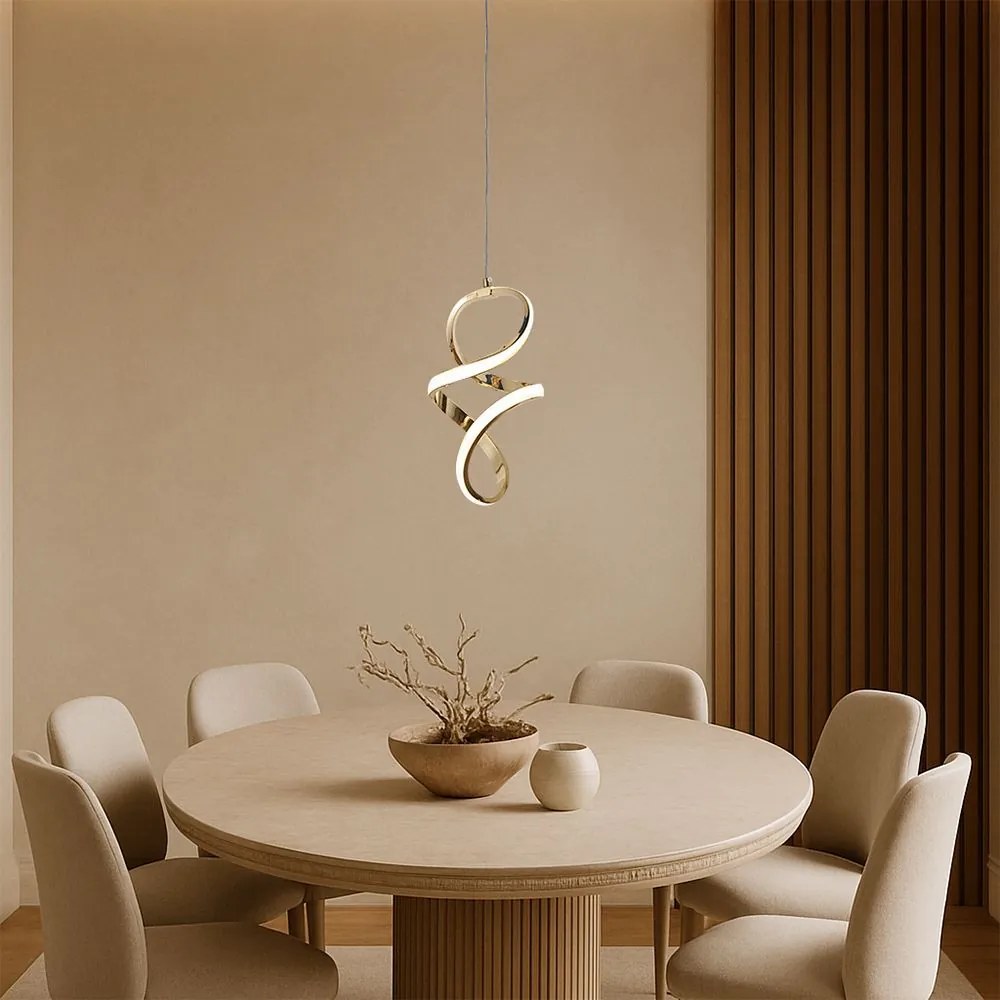 Висяща LED лампа G074-1CP Gold