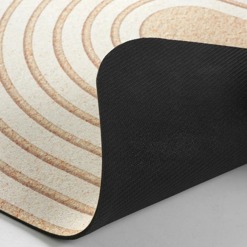 Светлокафяв килим за баня 50x80 cm Adriel – douceur d'intérieur