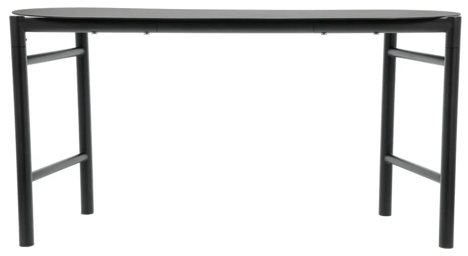 Черна градинска пейка метална Disc – Zone