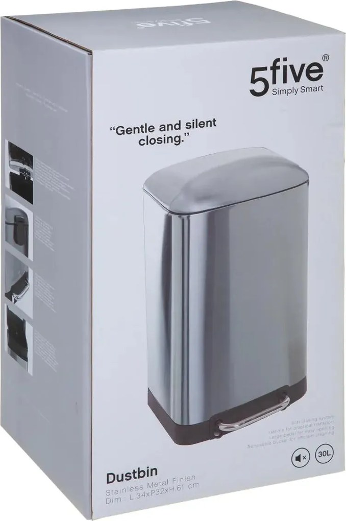 Кош 5five Ariane, Метал, 30 L - Тъмносив