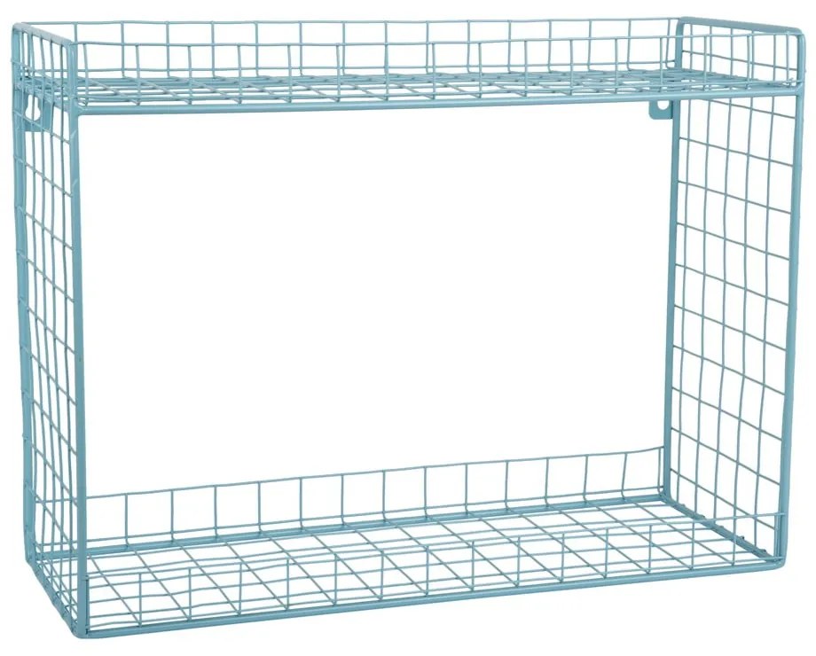 Тюркоазен стоманен стенен рафт на няколко нива 40 cm Reja – PT LIVING