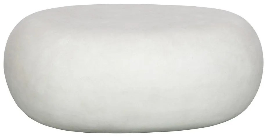 Бяла масичка за кафе 49x65 cm Pebble – vtwonen