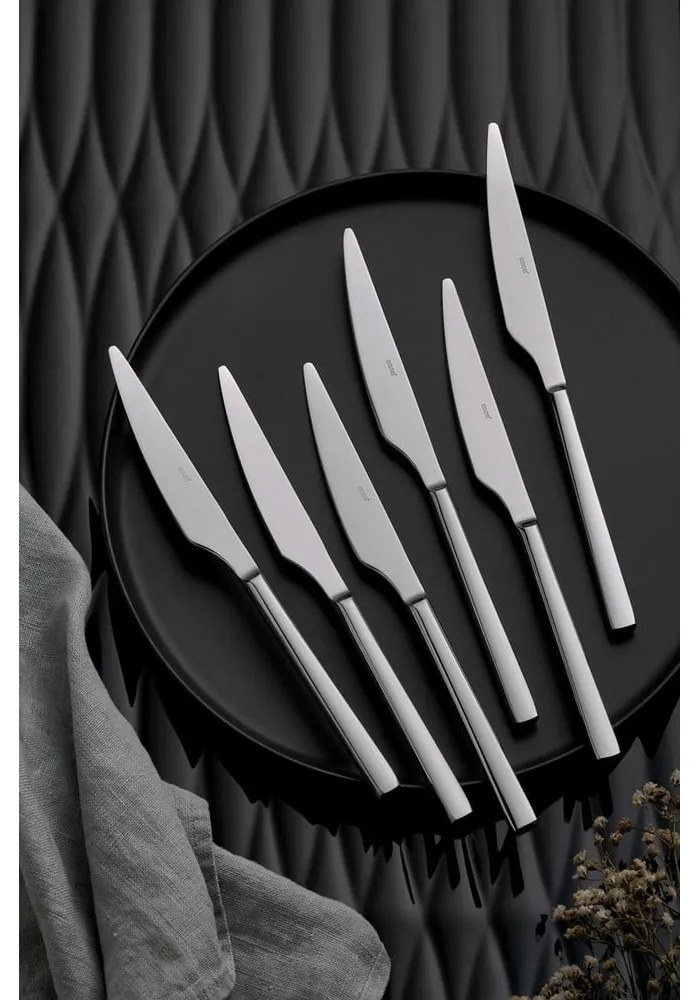 Прибори за хранене 36 бр. от неръждаема стомана в сребрист цвят – Hermia