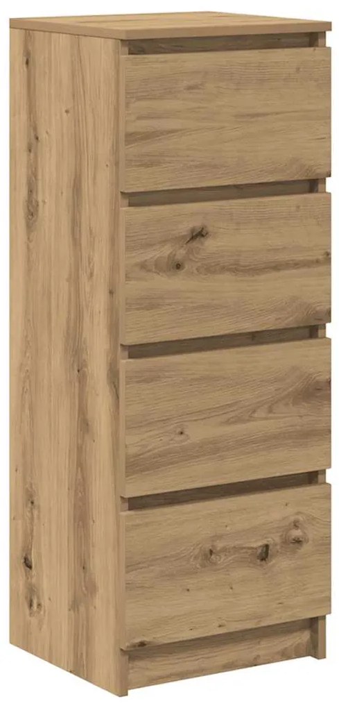 861705 vidaXL Сайдборд, дъб артизан, 37,5x35x99 см, инженерно дърво