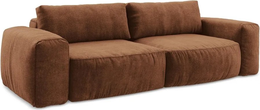 Теракотен шенилов сгъваем диван 275 cm Kuki – Makamii