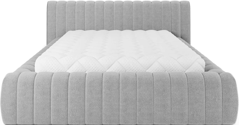 Тапицирано легло Carlito-Светлосиво-140 x 200