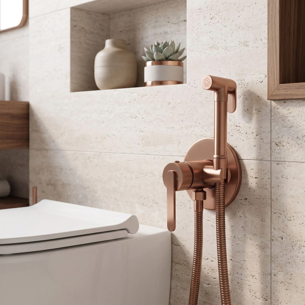 Смесител за биде Rea Ontario Brush Copper
