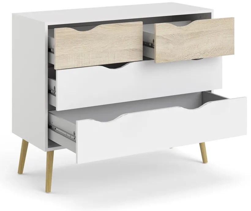 Бял скрин , 99 x 82 cm Oslo - Tvilum