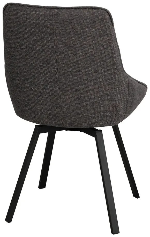 Сив въртящ се стол Alison - Rowico