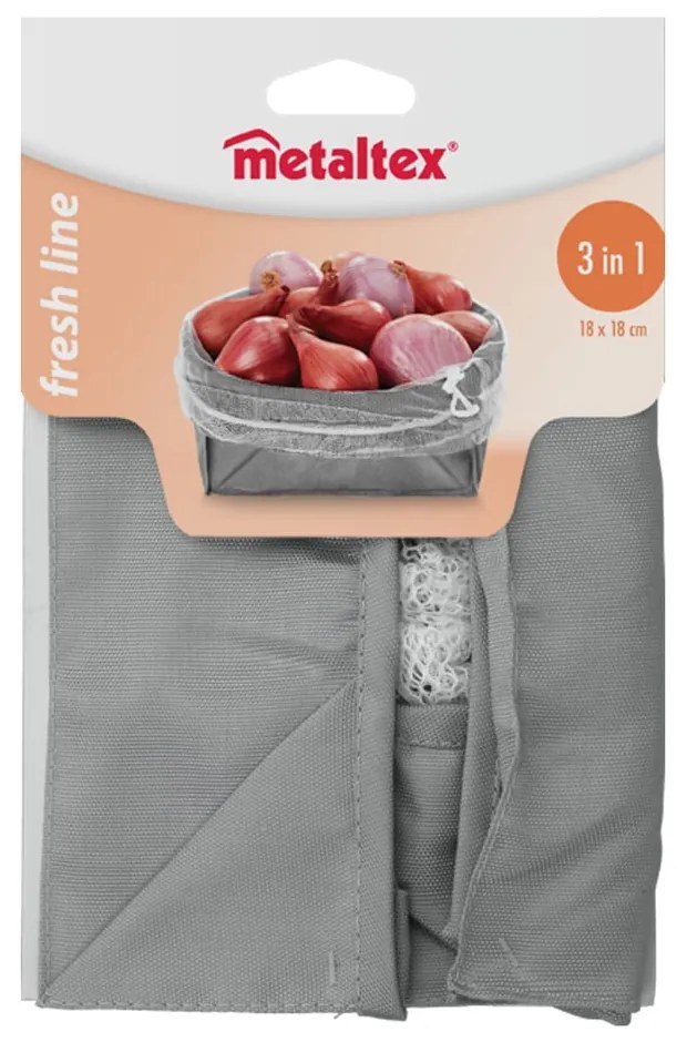 Сгъваема кутия за храна , 18 x 18 cm - Metaltex