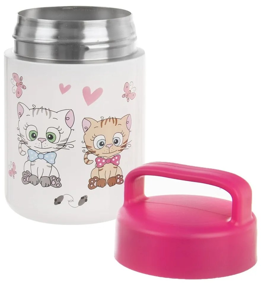 Термос за храна от неръждаема стомана Kittens, 480 ml - Orion