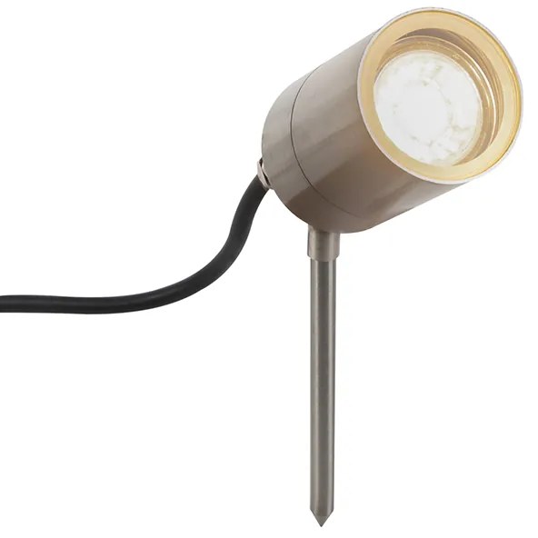 Прожектор на кол стомана регулируем IP44 - Solo