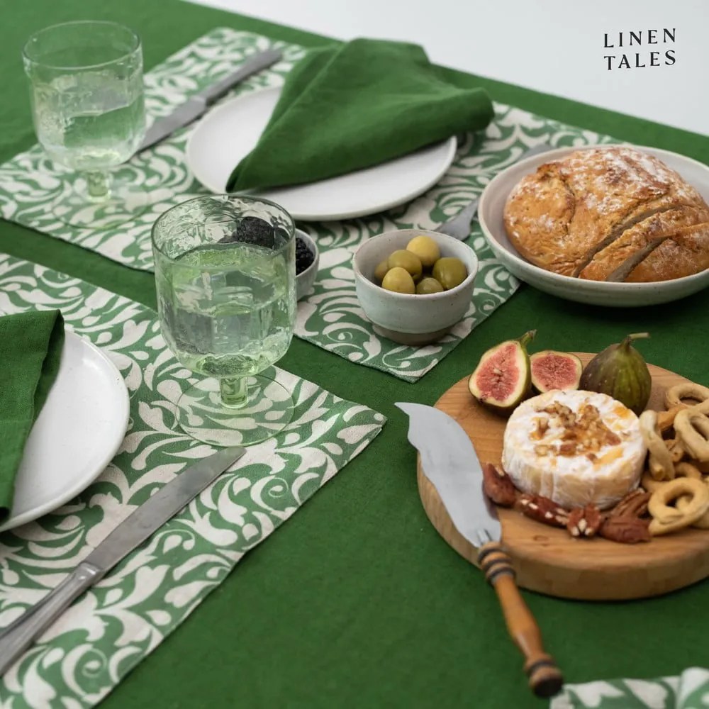 Ленени салфетки в комплект 2 бр. 40x40 cm True Green – Linen Tales