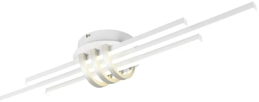 Бяло LED осветително тяло за таван 18x81 cm Cinto – Trio