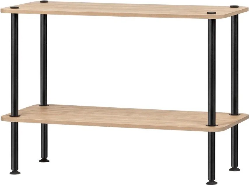 Стелаж от декор от дъб в естествен цвят 80x54,5x35 cm Teidi – noo.ma