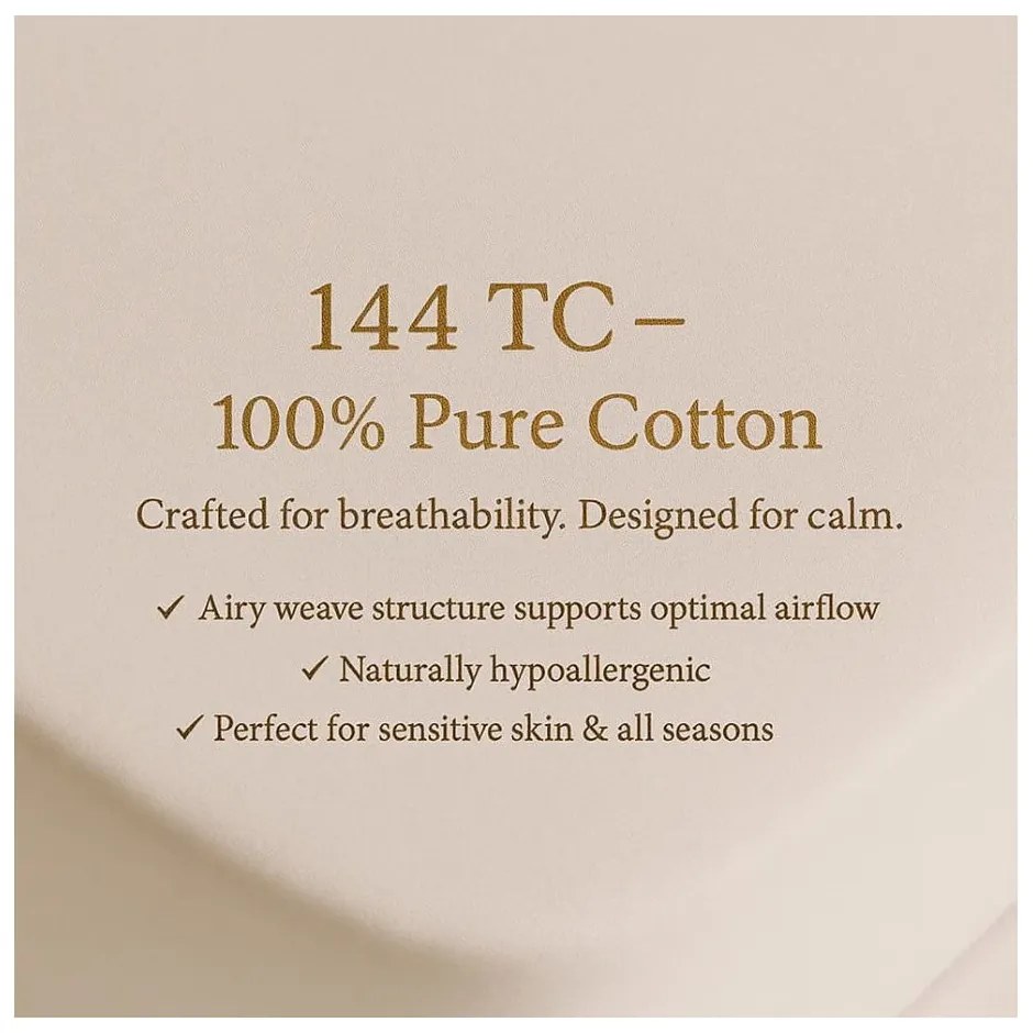 Бял еластичен чаршаф от памук Renforcé 200x140 cm Ranforce – Mila Home Luxury