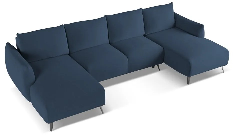 Син ъглов диван Malie – Makamii