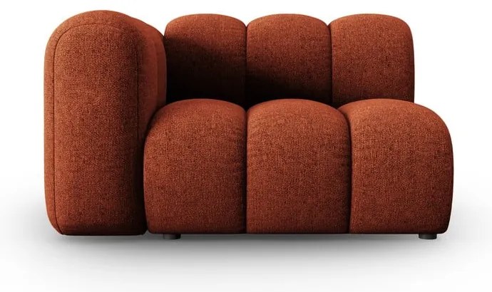 Модулен диван в тухлен цвят (ляв ъгъл) Lupine – Micadoni Home