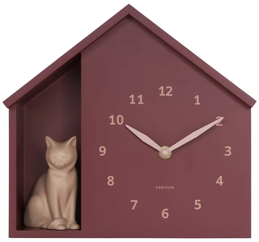 Стенен часовник Sitting Cat – Karlsson