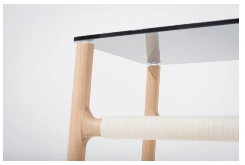 Сгъваема маса от масивна дъбова дървесина Fawn - Gazzda