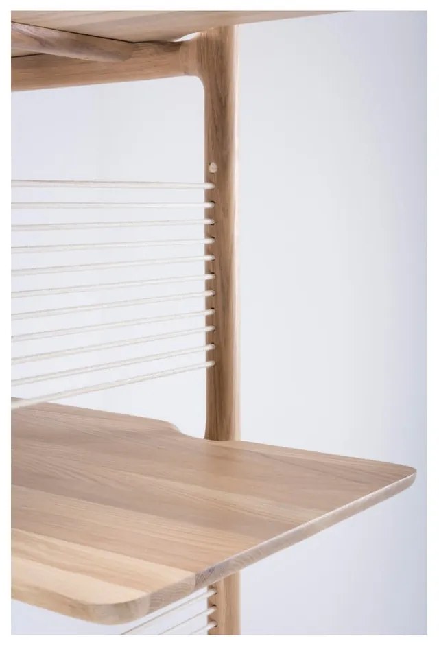 Библиотека за книги от масивна дъбова дървесина , височина 216 см Muse - Gazzda