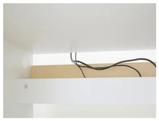MALM бюро 140x65см, бяло 602.141.59