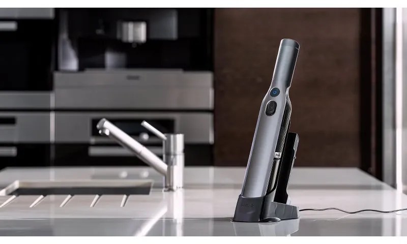 Ръчна прахосмукачка Shark WV200EU, 115W, Четка за животни, Автономия 8 мин, HEPA, Сив