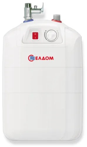 Бойлер Eldom 72325 PMP, 2kW, 10 л, 0.8 MPa, Под мивка, Бял