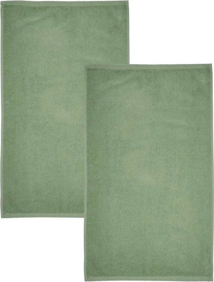 Зелени бързосъхнещи /от тери памучни хавлии и кърпи за баня в комплект 8 бр. Quick Dry – Catherine Lansfield