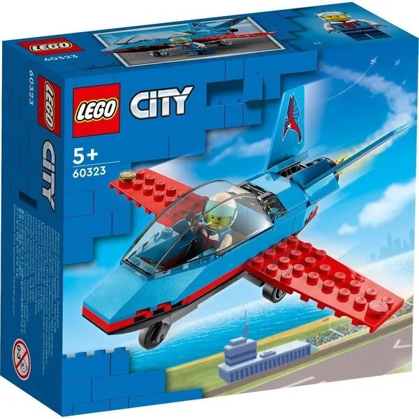 Конструктор LEGO City - Каскадьорски самолет - 60323