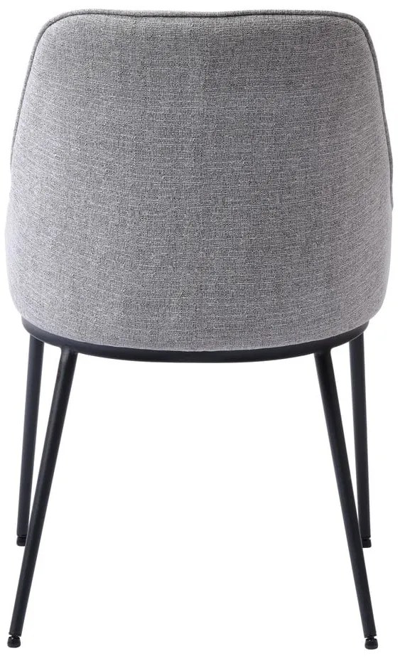 Сиви трапезни столове в комплект от 2 броя Meridian - Unique Furniture