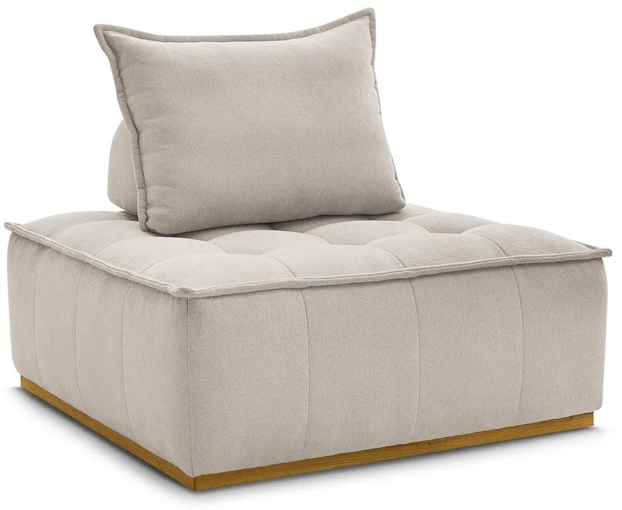 Бежово шенилово кресло Elisa – Bobochic Paris