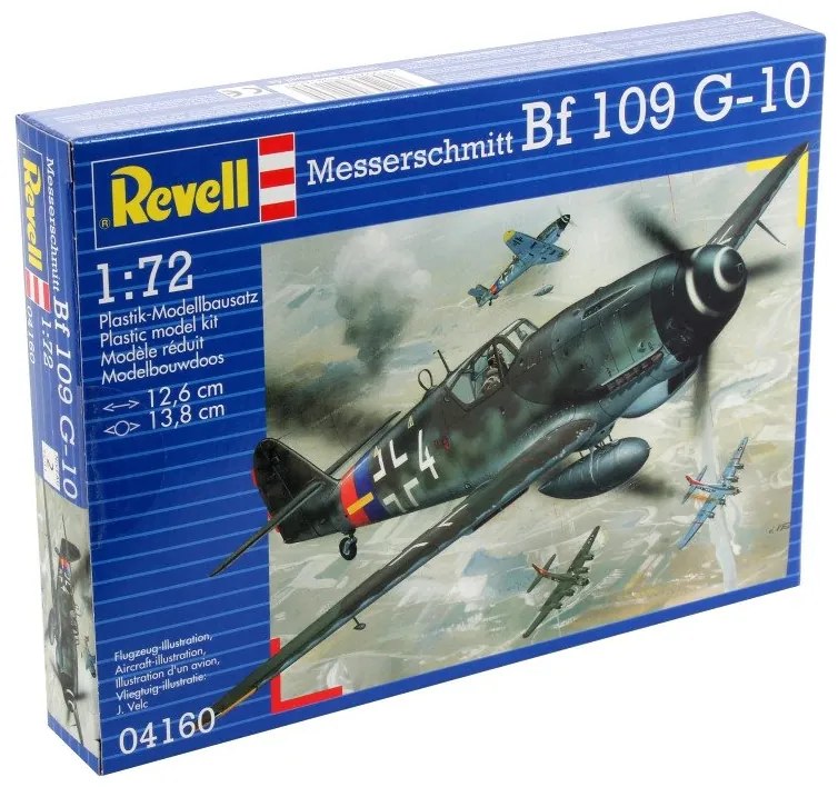 Revell - Военен самолет Bf 109 G-10 Месершмит