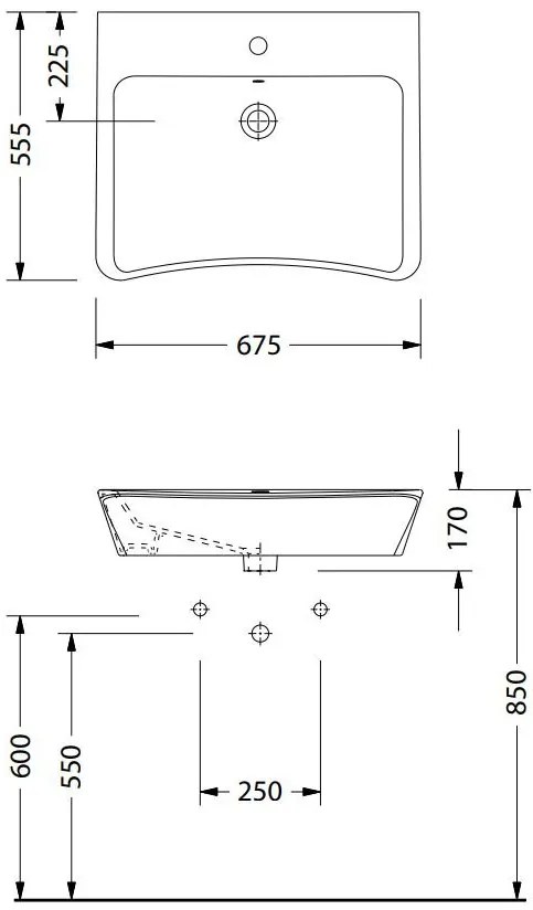 Умивалник Serel Senior