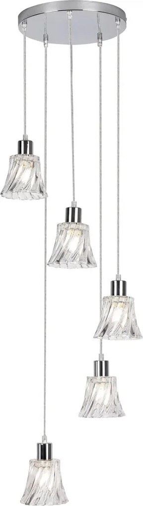 Rabalux Hestia Висящи осветителни тела IP20 E14 5x MAX 40W K 5305