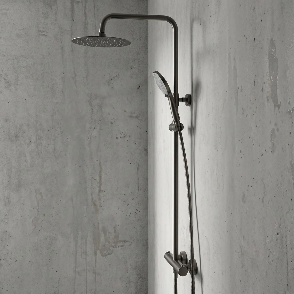 Душ комплект без чучур с термостат Rea Lungo Titan