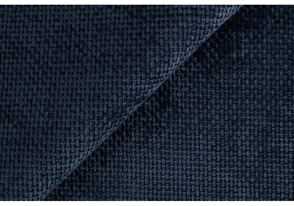 Тъмносиньо шенилово кресло Freya – Ropez