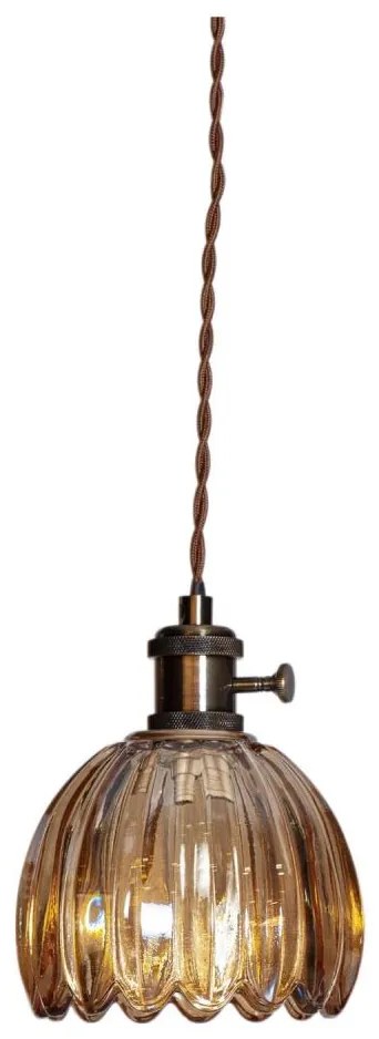 Cottex 8400100-5503 - Полилей на кабел NORA 1xE14/5W/230V, кафяв