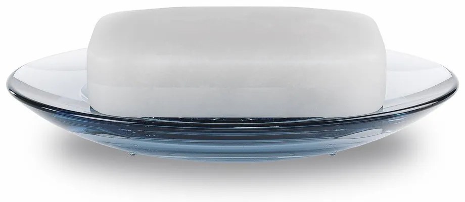 Син пластмасов диспенсер за сапун Droplet - Umbra