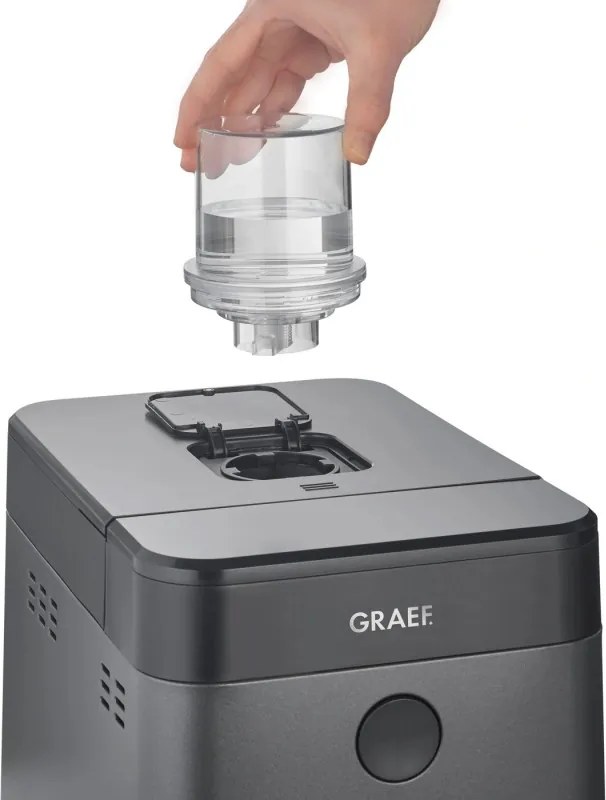 Хлебопекарна Graef BA806, 520W, 500-750 гр, 36 програми, Незалепващо покритие, 3 степени, Таймер с отложен старт, Черен