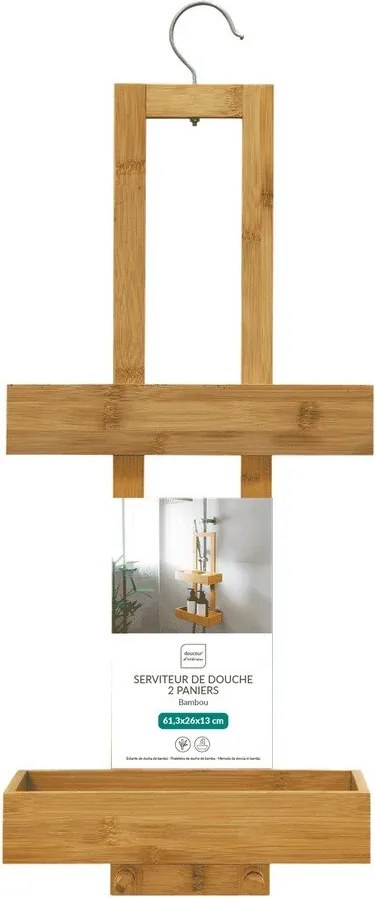 Висящ бамбуков рафт за баня в естествен цвят Hanoi – douceur d'intérieur