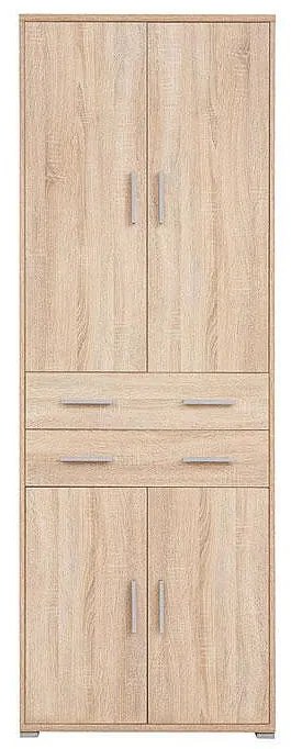 Шкаф Office Line REG 4D2S/220 - дъб сонома