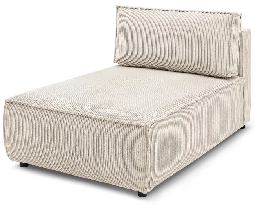 Кремав променлив модулен диван от велур Nihad modular - Bobochic Paris