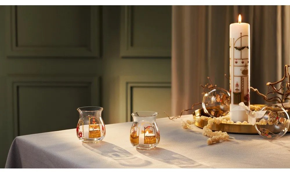 Стъклена ръчно издухана коледна топка ø 8 cm Annual Christmas Bauble – Holmegaard